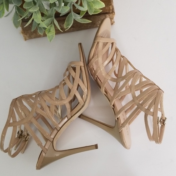 Guess Harlen Patent High Heel Sandals size 9.5 - Picture 6 of 8